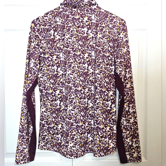 Lady Pinseeker‎ Womens Performance Golf Pullover Jacket Shirt Floral Medium - Picture 7 of 7